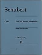 FRANZ SCHUBERT - DUOS FOR PIANO AND VIOLIN G HENLE VERLAG