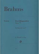 JOHANNES BRAHMS - 2 RHAPSODIES OP. 79/ ΕΚΔΟΣΕΙΣ HENLE VERLAG- URTEXT G HENLE VERLAG