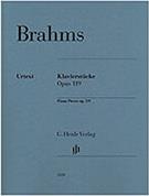 JOHANNES BRAHMS - PIANO PIECES OP. 119 G HENLE VERLAG