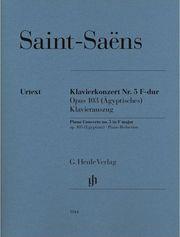 SAINT-SAENS CONCERTO N. 5 IN F MAJOR OP. 103 G HENLE VERLAG