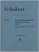 SCHUBERT - 16 DEUTSCHE TANZE-2 ECOSSAISEN G HENLE VERLAG