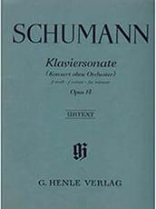 SCHUMANN - SONATA F MINOR OP. 14 G HENLE VERLAG