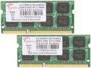 RAM F3-10666CL9D-8GBSQ 8GB (2X4GB) SO-DIMM DDR3 PC3-10666 1333MHZ DUAL CHANNEL KIT GSKILL