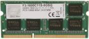 RAM F3-1600C11S-8GSQ 8GB SO-DIMM DDR3 PC3-12800 1600MHZ GSKILL
