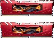 RAM F4-2666C15D-16GRR 16GB (2X8GB) DDR4 2666MHZ RIPJAWS 4 RED DUAL CHANNEL KIT GSKILL
