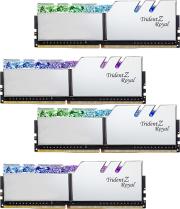 RAM F4-3600C16Q-32GTRSC 32GB (4X8GB) DDR4 3600MHZ TRIDENT Z ROYAL SILVER RGB QUAD KIT GSKILL
