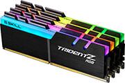 RAM F4-4000C18Q-32GTZRB 32GB (4X8GB) DDR4 4000MHZ TRIDENT Z RGB QUAD CHANNEL KIT GSKILL