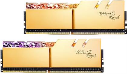 TRIDENTZ ROYAL 8GB DDR4-3600MHZ C18 (F4-3600C18D-16GTRG) X2 ΜΝΗΜΗ RAM GSKILL