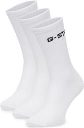 ΚΑΛΤΣΕΣ AS-G-STAR-001W-SS25 (3-PACK) ΛΕΥΚΟ G STAR