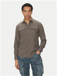 ΠΟΥΚΑΜΙΣΟ MARINE D24963-D454 C496 ΓΚΡΙ SLIM FIT G STAR