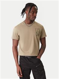 T-SHIRT TEXT CHEST D25968-C506 6057 ΠΡΑΣΙΝΟ REGULAR FIT G STAR