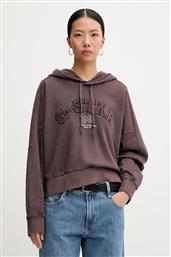 ΒΑΜΒΑΚΕΡΗ ΜΠΛΟΥΖΑ ΓΥΝΑΙΚΕΙΑ, ΧΡΩΜΑ: ΚΑΦΕ, ΜΕ ΚΟΥΚΟΥΛΑ, D27266-D969 G STAR