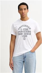 ΒΑΜΒΑΚΕΡΟ ΜΠΛΟΥΖΑΚΙ ΑΝΔΡΙΚΟ, ΧΡΩΜΑ: ΑΣΠΡΟ, D26856-C372 G STAR