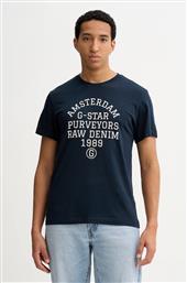 ΒΑΜΒΑΚΕΡΟ ΜΠΛΟΥΖΑΚΙ ΑΝΔΡΙΚΟ, ΧΡΩΜΑ: ΝΑΥΤΙΚΟ ΜΠΛΕ, D26856-C372 G STAR