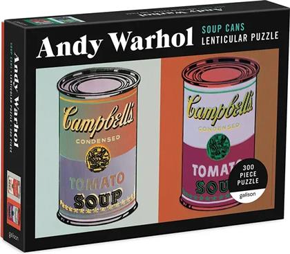 ΠΑΖΛ ANDY WARHOL SOUP CANS 300 ELEMENTóW GALISON