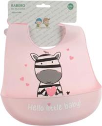 ΣΑΛΙΑΡΑ ΣΙΛΙΚΟΝΗΣ 4+ ΜΗΝΩΝ ZEBRA ΡΟΖ GAMBERRITOS