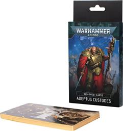 DATASHEET CARDS: ADEPTUS CUSTODES WARHAMMER 40K GAMES WORKSHOP