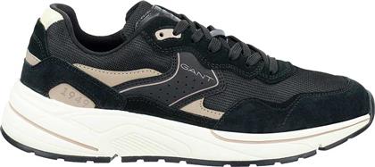 ΑΝΔΡΙΚΑ ΔΕΡΜΑΤΙΝΑ SNEAKERS JAYBRO 31631159-G00 ΜΑΥΡΑ GANT