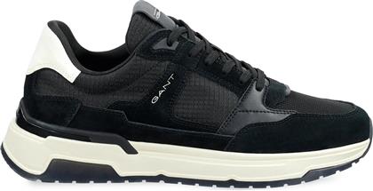 ΑΝΔΡΙΚΑ ΔΕΡΜΑΤΙΝΑ SNEAKERS JEUTON 31633015-G00 ΜΑΥΡΑ GANT