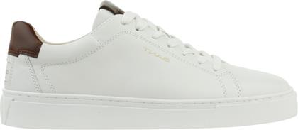 ΑΝΔΡΙΚΑ ΔΕΡΜΑΤΙΝΑ SNEAKERS MC JULIEN 31631021-G245 WHITE/COGNAC GANT