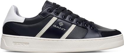 ΑΝΔΡΙΚΑ ΔΕΡΜΑΤΙΝΑ SNEAKERS ΜΕ ΚΟΡΔΟΝΙΑ ''LE BROOK'' - 20633476 ΜΠΛΕ ΣΚΟΥΡΟ GANT