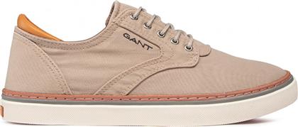 ΑΝΔΡΙΚΑ SNEAKERS ΜΕ LOGO PRINT ΣΤΟ ΠΛΑΙ ΚΑΙ ΔΕΡΜΑΤΙΝΕΣ ΛΕΠΤΟΜΕΡΕΙΕΣ ''PREPVILLE'' - 22638668 ΜΠΕΖ GANT