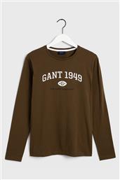 ΑΝΔΡΙΚΗ ΜΠΛΟΥΖΑ ΜΕ LOGO LETTER PRINT - 2004005 ΛΑΔΙ GANT
