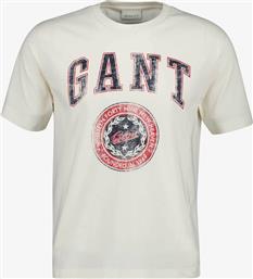 ΑΝΔΡΙΚΗ ΜΠΛΟΥΖΑ T-SHIRT REGULAR FIT - 2003353 ΚΡΕΜ GANT
