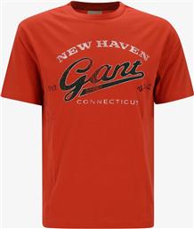 ΑΝΔΡΙΚΗ ΜΠΛΟΥΖΑ T-SHIRT REGULAR FIT - 2003353 ΠΟΡΤΟΚΑΛΙ GANT