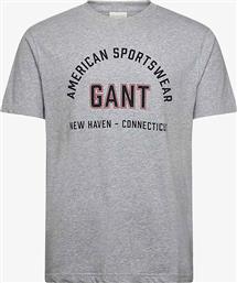 ΑΝΔΡΙΚΗ ΜΠΛΟΥΖΑ T-SHIRT REGULAR FIT - 2003364 ΓΚΡΙ GANT
