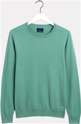 ΑΝΔΡΙΚΗ ΠΛΕΚΤΗ ΜΠΛΟΥΖΑ ΜΟΝΟΧΡΩΜΗ ''PURE PREP KNITTED ROLLNECK'' - 8030077 ΠΡΑΣΙΝΟ ΑΝΟΙΧΤΟ GANT