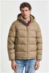 ΑΝΔΡΙΚΟ ΑΔΙΑΒΡΟΧΟ ΜΠΟΥΦΑΝ ΜΕ ΚΑΠΙΤΟΝΕ ΣΧΕΔΙΟ, ΑΠΟΣΠΩΜΕΝΗ ΚΟΥΚΟΥΛΑ ΚΑΙ ΛΟΓΟΤΥΠΟ REGULAR FIT - 7006534 ΚΑΦΕ ΑΝΟΙΧΤΟ GANT