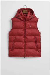 ΑΝΔΡΙΚΟ ΑΜΑΝΙΚΟ ΜΠΟΥΦΑΝ ΑΔΙΑΒΡΟΧΟ ΜΕ ΚΑΠΙΤΟΝΕ ΣΧΕΔΙΟ, ΚΟΥΚΟΥΛΑ ΚΑΙ ΚΕΝΤΗΜΕΝΟ ΛΟΓΟΤΥΠΟ REGULAR FIT - 7006536 ΜΠΟΡΝΤΟ GANT από το NOTOS