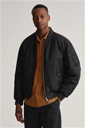 ΑΝΔΡΙΚΟ BOMBER JACKET ΔΙΠΛΗΣ ΟΨΗΣ - 7006245 ΜΑΥΡΟ GANT