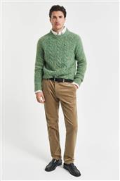 ΑΝΔΡΙΚΟ CHINO ΠΑΝΤΕΛΟΝΙ ΚΟΤΛΕ SLIM FIT (34L) - 1505319 ΚΑΦΕ ΑΝΟΙΧΤΟ GANT