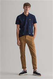 ΑΝΔΡΙΚΟ CHINO ΠΑΝΤΕΛΟΝΙ ΜΟΝΟΧΡΩΜΟ (L34) ''HALLDEN LIGHTWEIGHT CANVAS'' - 1500177 ΤΑΜΠΑ GANT από το NOTOS