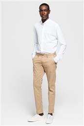ΑΝΔΡΙΚΟ CHINO ΠΑΝΤΕΛΟΝΙ ΜΟΝΟΧΡΩΜΟ SLIM FIT ''TWILL'' - 1500176 ΜΠΕΖ GANT