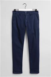 ΑΝΔΡΙΚΟ CHINO ΠΑΝΤΕΛΟΝΙ SLIM FIT ''LIGHT CANVAS'' (34L) - 1500178 ΜΠΛΕ ΣΚΟΥΡΟ GANT