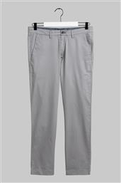 ΑΝΔΡΙΚΟ CHINO ΠΑΝΤΕΛΟΝΙ SLIM FIT TECH PREP ''SOCIAL SPORTS'' (L36) - 1500030 ΓΚΡΙ GANT