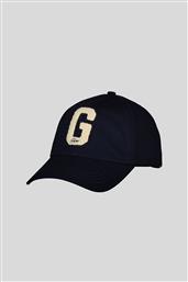 ΑΝΔΡΙΚΟ ΚΑΠΕΛΟ JOCKEY ΜΕ ΜΠΟΥΚΛΕ MONOGRAM - 9901286 ΜΠΛΕ ΣΚΟΥΡΟ GANT