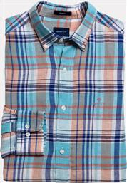 ΑΝΔΡΙΚΟ ΚΑΡΟ ΛΙΝΟ ΠΟΥΚΑΜΙΣΟ ΜΕ BUTTON-DOWN ΓΙΑΚΑ ''MADRAS'' - 3013520 ΒΕΡΑΜΑΝ GANT