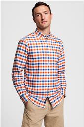 ΑΝΔΡΙΚΟ ΚΑΡΟ ΠΟΥΚΑΜΙΣΟ ΜΕ BUTTON-DOWN ΓΙΑΚΑ ''OCEAN PREP OXFORD SHIRT'' - 3013220 ΠΟΡΤΟΚΑΛΙ GANT