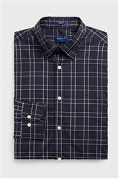 ΑΝΔΡΙΚΟ ΚΑΡΟ ΠΟΥΚΑΜΙΣΟ REGULAR FIT TECH PREPTATTERSALL BROADCLOTH - 3020230 ΜΠΛΕ ΣΚΟΥΡΟ GANT