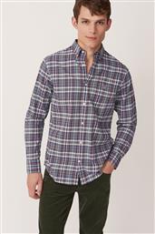 ΑΝΔΡΙΚΟ ΚΑΡΟ ΠΟΥΚΑΜΙΣΟ REGULAR WINTER TWILL MELANGE PLAID - 3011430 ΜΠΛΕ GANT