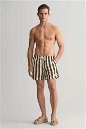ΑΝΔΡΙΚΟ ΜΑΓΙΟ ΜΕ ΡΙΓΕΣ ΚΑΙ LOGO PATCH CLASSIC FIT - 922316013 ΧΑΚΙ GANT