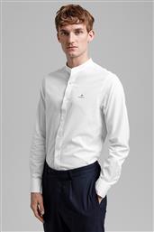 ΑΝΔΡΙΚΟ ΜΟΝΟΧΡΩΜΟ ΠΟΥΚΑΜΙΣΟ ΜΕ ΜΑΟ ΓΙΑΚΑ ''ROYAL OXFORD SHIRT'' - 3009876 ΛΕΥΚΟ GANT