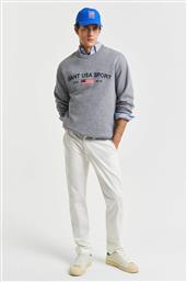 ΑΝΔΡΙΚΟ ΠΑΝΤΕΛΟΝΙ CHINO SLIM FIT (34L) - 1505280 ΚΡΕΜ GANT