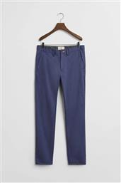ΑΝΔΡΙΚΟ ΠΑΝΤΕΛΟΝΙ CHINO TWILL SLIM FIT (34L) - 1505221 ΜΠΛΕ MARINE GANT