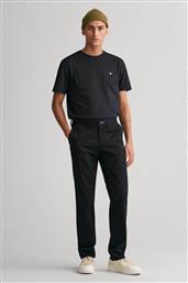 ΑΝΔΡΙΚΟ ΠΑΝΤΕΛΟΝΙ CHINO TWILL SLIM FIT (34L) - 1505221 ΜΑΥΡΟ GANT
