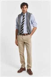 ΑΝΔΡΙΚΟ ΠΑΝΤΕΛΟΝΙ CHINO TWILL SLIM FIT (36L) - 1505221 ΜΠΕΖ GANT
